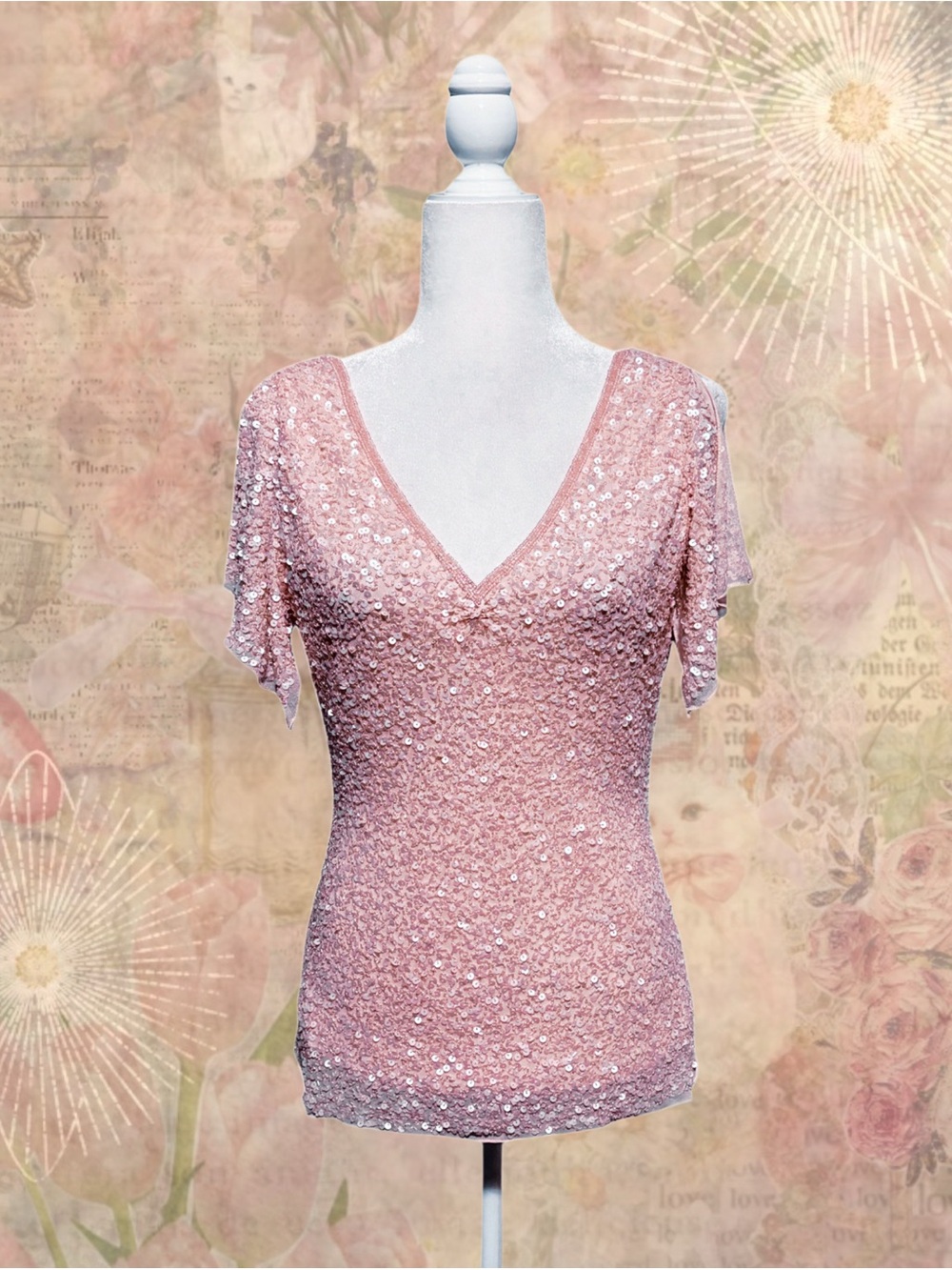 Beaded Flutter Fae Top